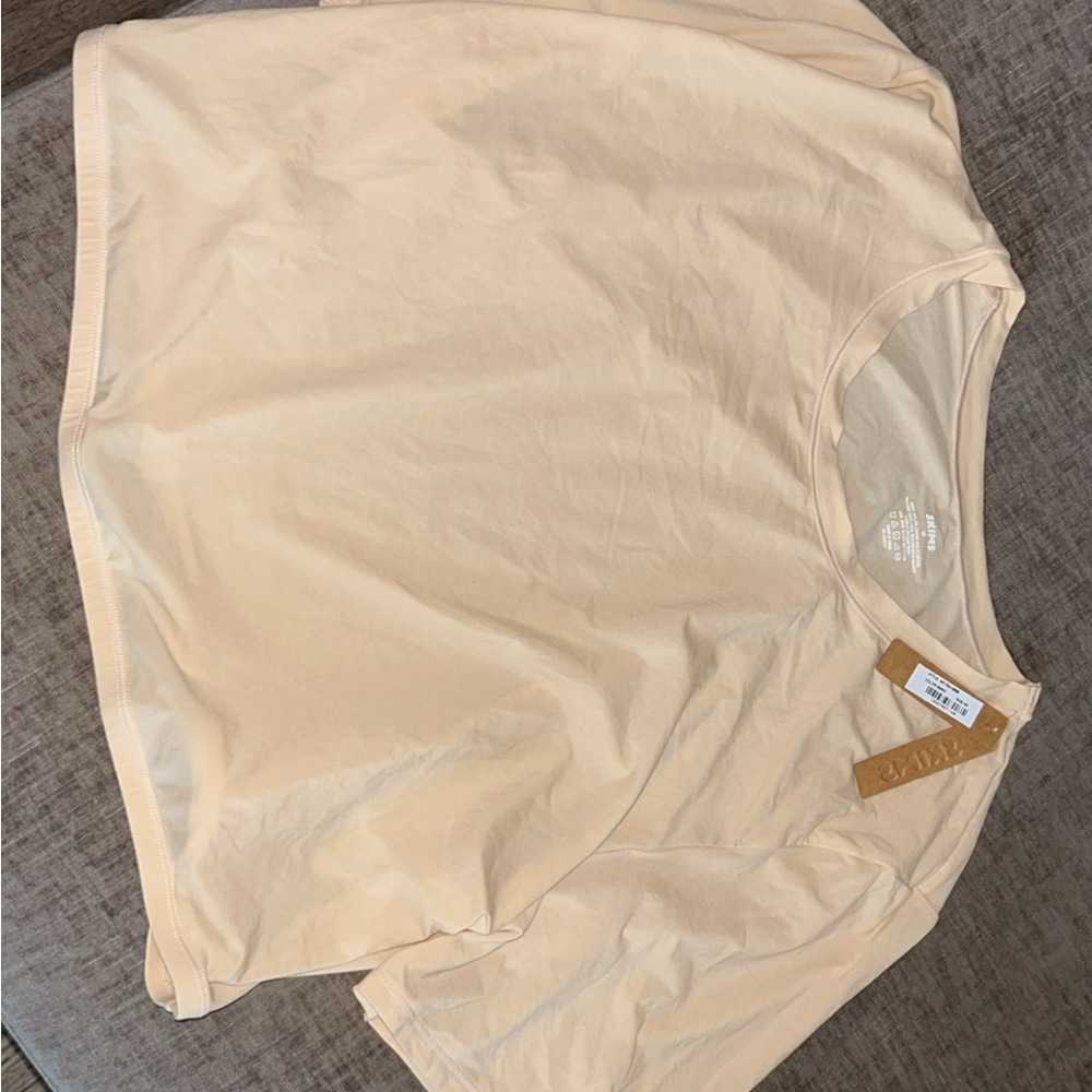 Beige Short Sleeve T-Shirt